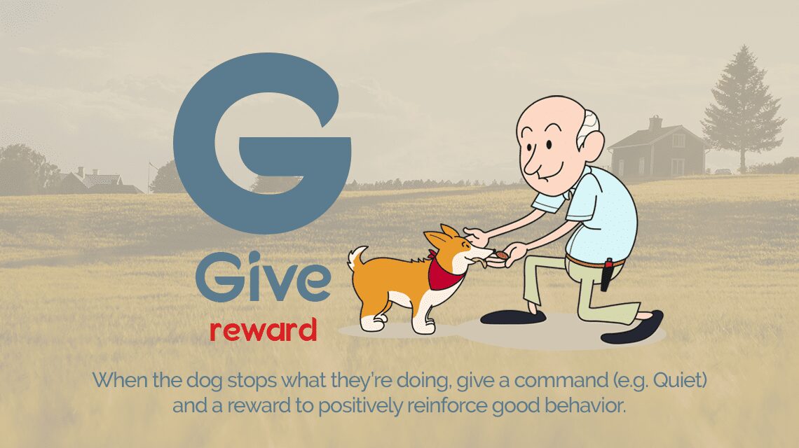 Give reward or treat