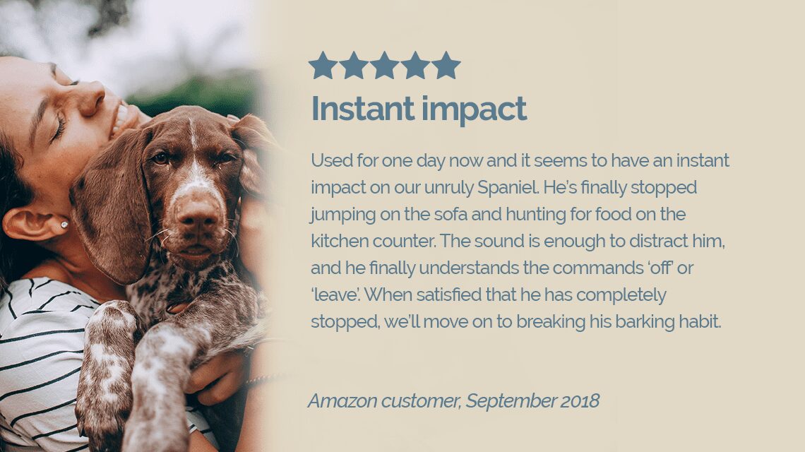 Customer testimonial - Instant impact