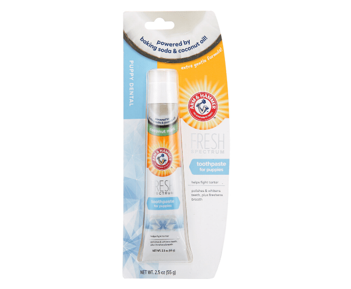 Packaging for Arm & Hammer Puppy Toothpaste