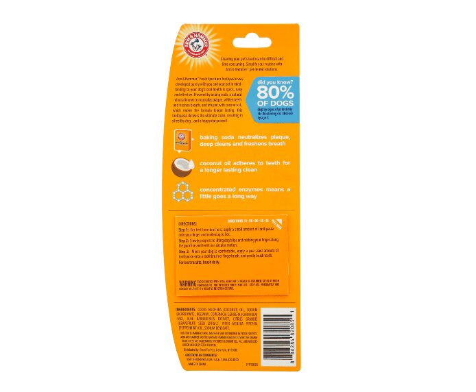 Packaging for Arm & Hammer Puppy Toothpaste