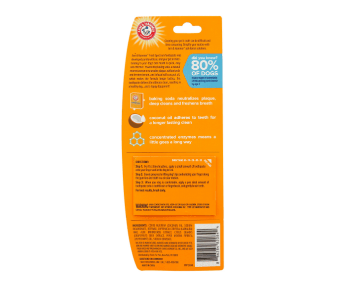 Packaging for Arm & Hammer Puppy Toothpaste