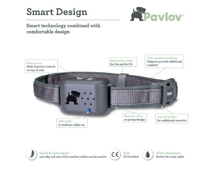 Design information for the Pavlov No Bark Collar