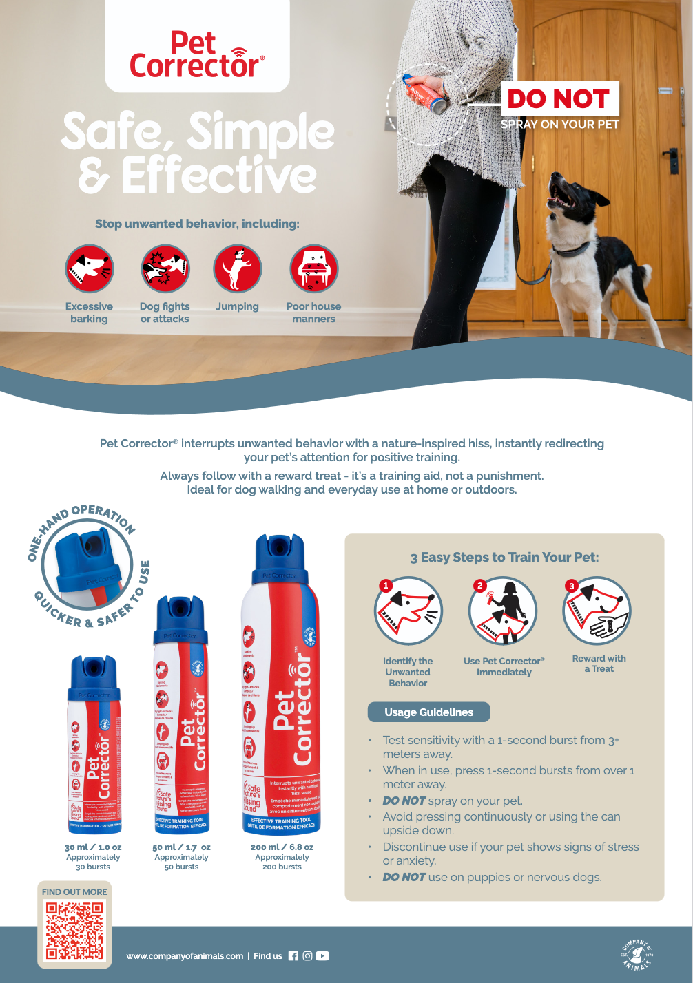 Pet Corrector Educational Leaflet