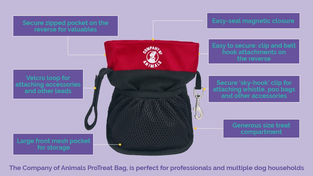 Features of the Company of AnimalsProTreat Bag