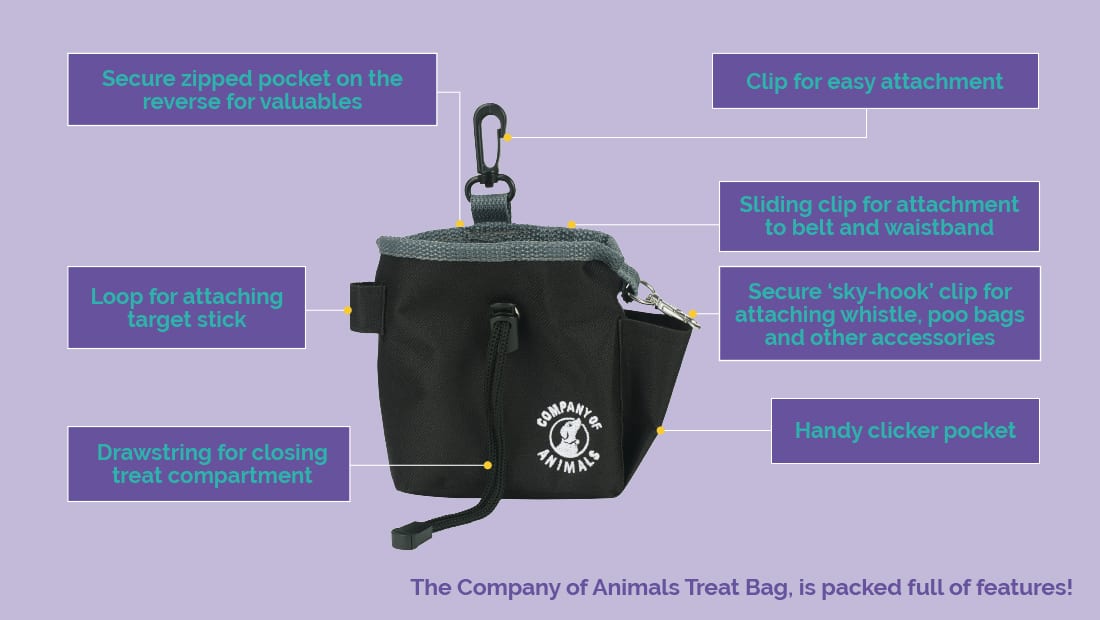 Features for the Company of Animals Treat Bag