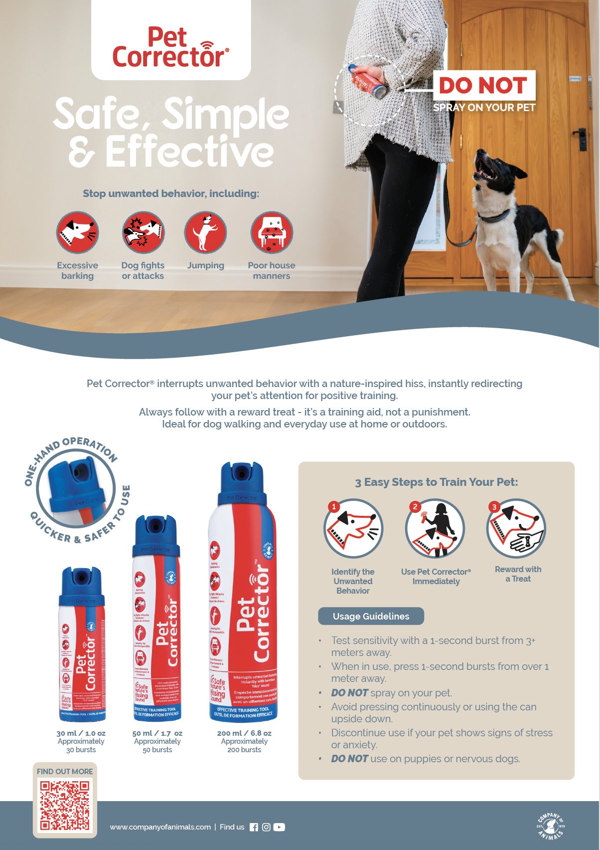 Pet Corrector Educational Leaflet